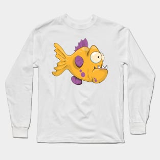 piranha Fish Long Sleeve T-Shirt